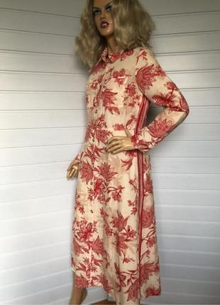 Стильна сукня сорочка льон+бавовна4 фото