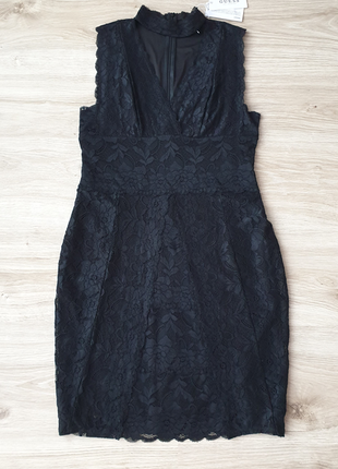 Нарядное платье guess. новое. оригинал! размер l. черное. вечернее.2 фото