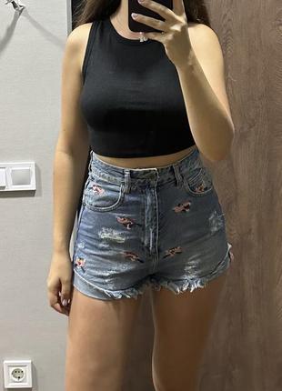 Шорти zara джинсові