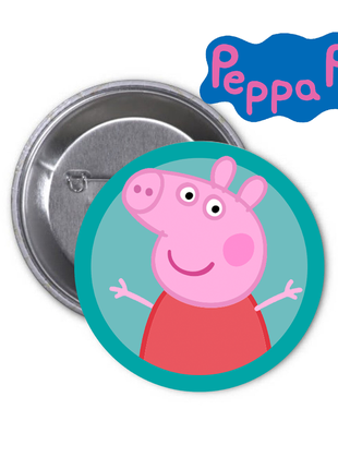 Значок peppa pig свинка пеппа