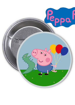 Значок peppa pig свинка пеппа