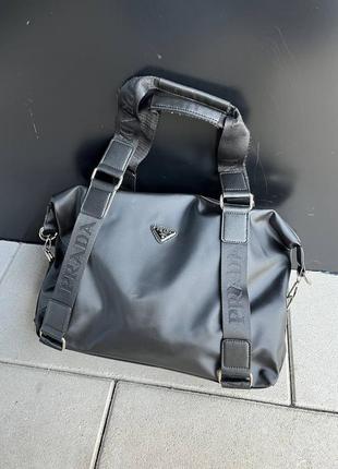 Женская сумка prada black speedy