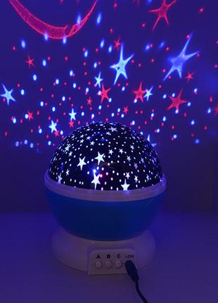 Нічник-проектор зоряного неба star master dream обертовий4 фото