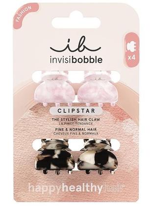 Набір заколок для волосся "petit four", 4 шт. invisibobble clipstar the stylish hair claw