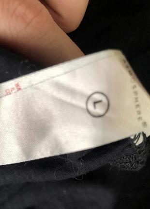 Объемный оверсайз вышиванка-блуза из хлопка удлиненная с кисточками☺️6 фото