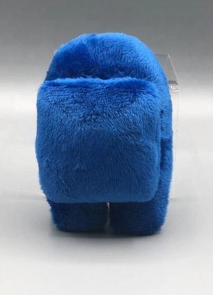 М'яка іграшка космонавт among us, 10 см, синій3 фото