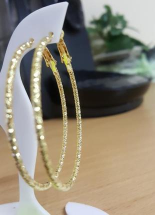 Серьги позолота2 фото