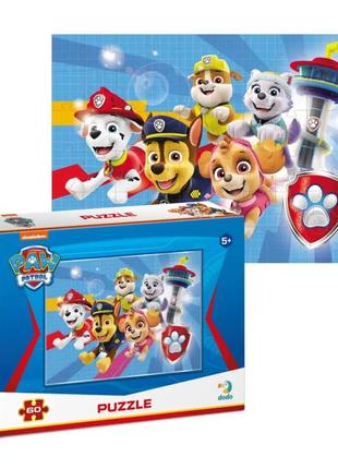 Дитячі пазли paw patrol "скай та маршал" dodo 200147 60 елементів2 фото