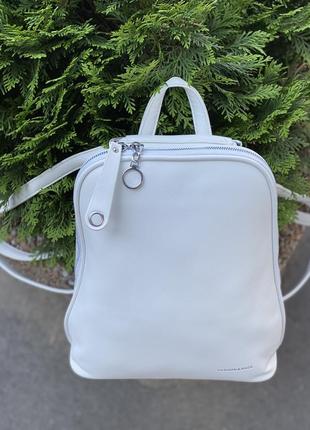 New-2023💣🚀лаконичный базовый белый рюкзак-сумка💣🚀люкс сигмент фабричного качества💣🚀2 фото