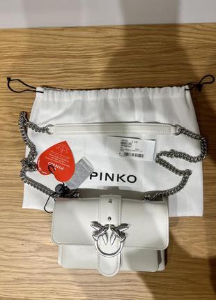 Шкіряна оригінальна сумочка pinko - love soft baby simply cl.6 фото