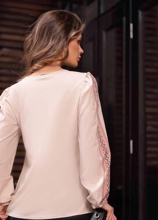 Женская блуза принт-3д печать "вышиванка"4 фото