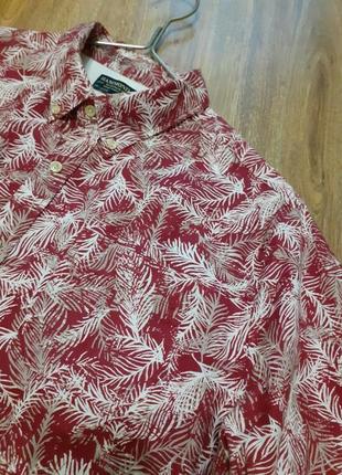 !!!распродажа!!!мужская рубашка гавайка с принтом 100%хлопок2 фото