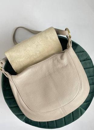 Класическая женская сумка из натуральной кожи,  производство италия2 фото