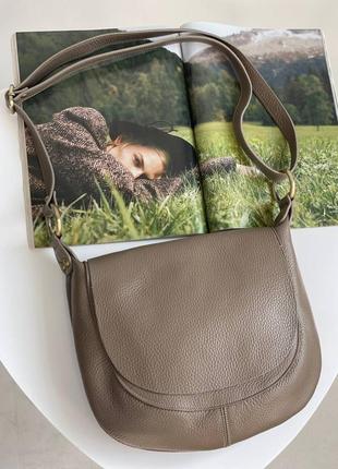 Класическая женская сумка из натуральной кожи,  производство италия4 фото