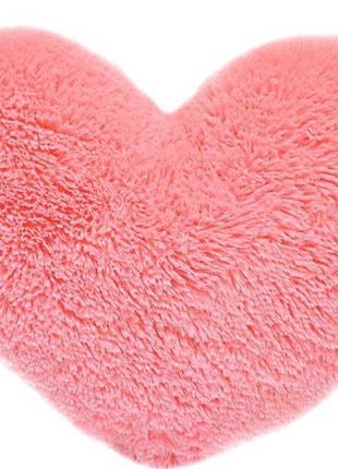 Подушка аліна серце рожевий 5784796aln, 37 см сер3-рожевий2 фото