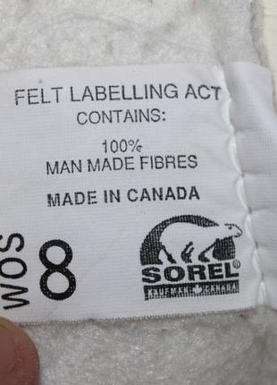 Взуття зимове тепле sorel canada original 37-38р ботинки,6 фото