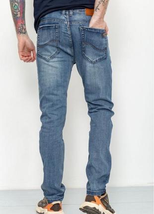Стильные светлые мужские джинсы светло-синие мужские джинсы потёртые мужские джинсы весна4 фото
