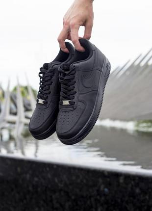 Nike air force 1 classic black9 фото