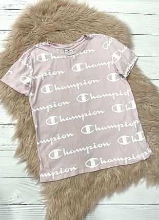 Коттоновая футболка мультилого champion оригинал
