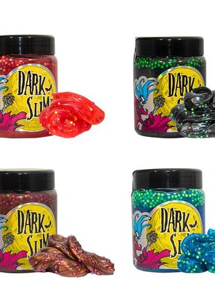 Слайм 71831 (укр) "dark slime - з кульками" - 0,250 кг, в асортименті, в блоці 12 шт, в кор-ці 24 шт, шт