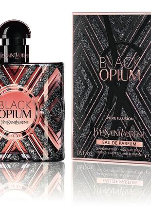 Yves saint laurent black opium pure illusion, 90мл, парфюм