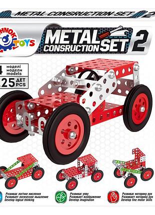 Дитячий "конструктор металевий"технок 6405txk, 125 деталей