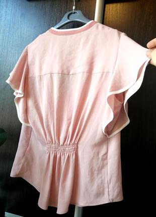 Красивая блуза блузка розовая. лёгкая. principles7 фото