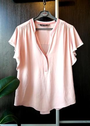 Красивая блуза блузка розовая. лёгкая. principles3 фото