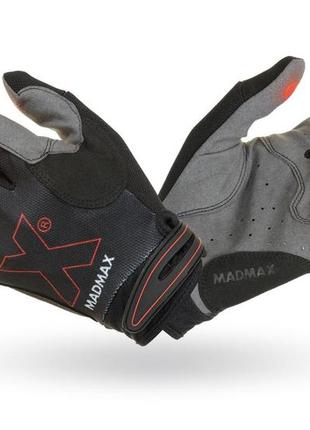 Рукавиці для фітнесу madmax mxg-103 x gloves black/grey m
