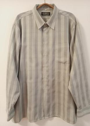 Рубашка в полоску клетку gianni conti р.наш 54-56.