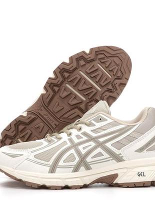 Демисезонное белое кроссовки asics gel venture 6 белые мужские кроссовки asics gel venture 6