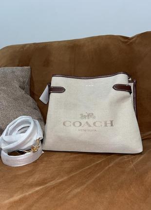 Сумка coach hanna shoulder bag5 фото