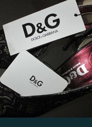 Туфли d&g, оригинал.5 фото