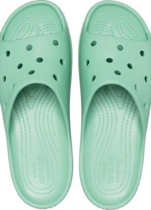 Шлепанцы крокс crocs classic platform slide,  404 фото