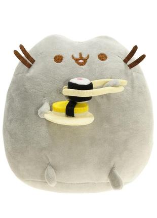 Плюшевая мягкая игрушка кот пушин с суши 15х18см pusheen cat1 фото