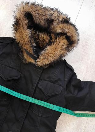 Цікаво пошита демисезонна куртка парка пальто плащ франция5 фото