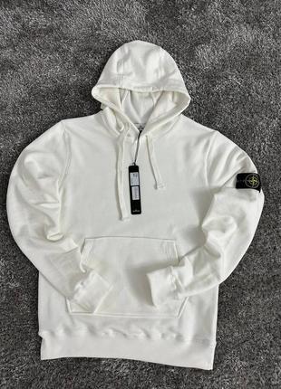 Зипка stone island zip hoodie черная зрачка кофта сот xs-xxl