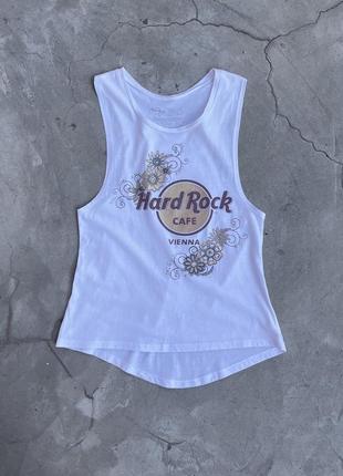 Hard rock cafe vintage y2k tank tee rhinestone shirt vienna