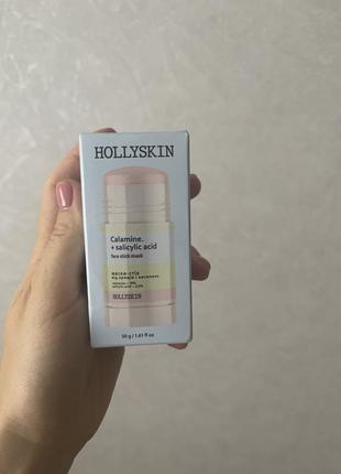Маска-стік від прищів hollyskin calamine + salicylic acid face stick mask