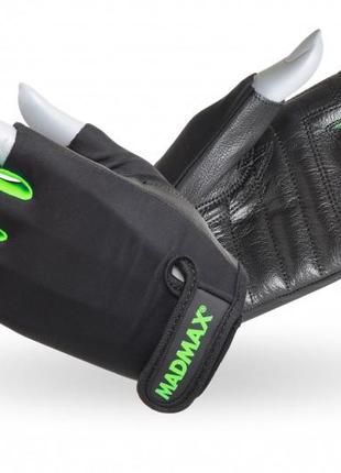 Перчатки для фитнеса madmax mfg-251 rainbow green xs