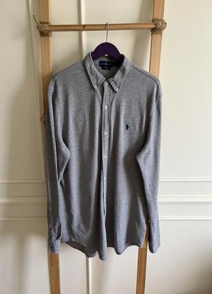 Рубашка мужская ralph lauren polo трикотажная