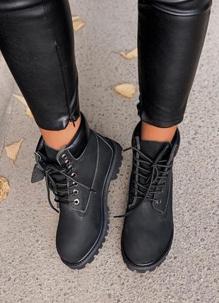 🕸️timberland 6 inch premium black🕸️термо, ботинки тимберленд женские демисезон8 фото