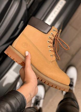 🦋timberland 6 inch premium ginger🦋термо, женские ботинки тимберленд весна-осень2 фото