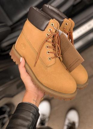 🦋timberland 6 inch premium ginger🦋термо, женские ботинки тимберленд весна-осень3 фото