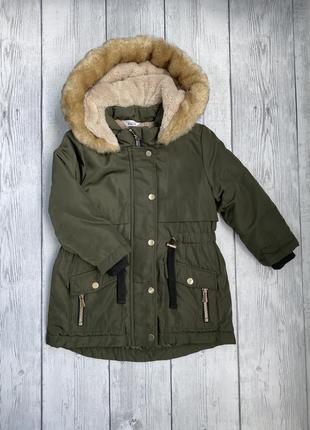 Курточка зимова m&amp;co на дівчинку 1,5-2 роки (18-24 міс)