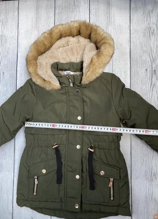 Курточка зимняя m&co на девочку 1,5-2 года( 18-24 мес)3 фото