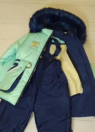 Комплект зимняя куртка+брюки5 фото