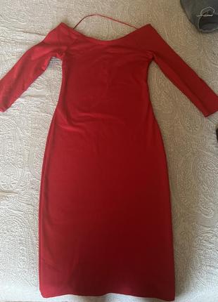 Платье сукня красная, червонкиoodji розмір l нова
