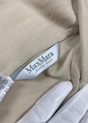 Жіночий лляний жакет піджак max mara puro lino beige blazer jacket6 фото