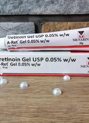 Третноин гель для проблемной кожи tretinoin gel menarini usp a-ret 0,05%